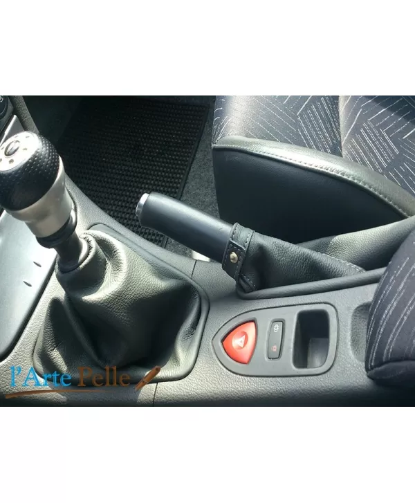 Renault Laguna 2 Grandtour soufflet de levier de vitesse et frein à main en  vrai cuir gris