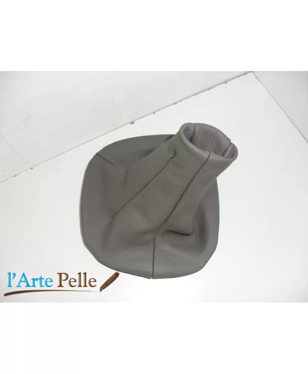 Fiat Panda 319 real charcoal grey leather gearshift gaiter 