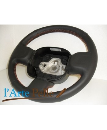 copri volante per Fiat Panda 319 pelle nera