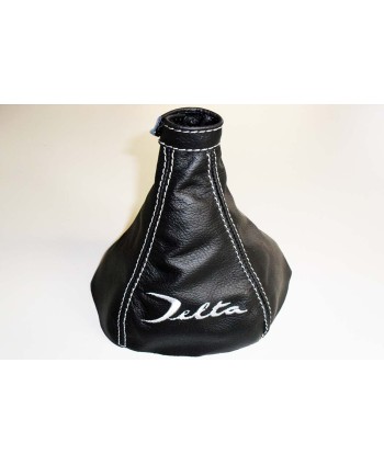 black leather gearshift gaiter new lancia delta