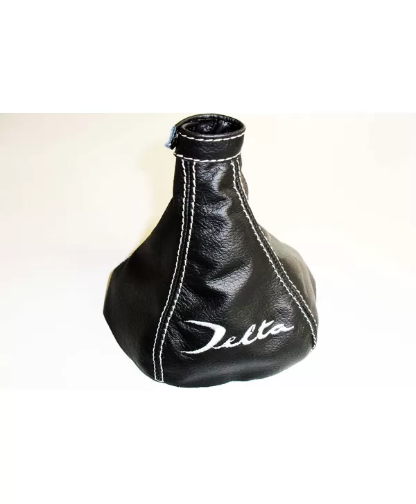 black leather gearshift gaiter new lancia delta